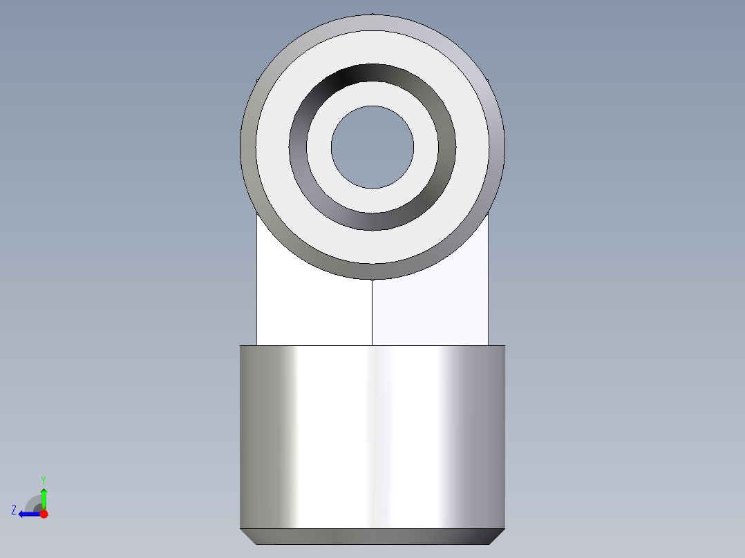 卡套式工业通用硬管接头EO_Union_tee_T08SCFX右视图