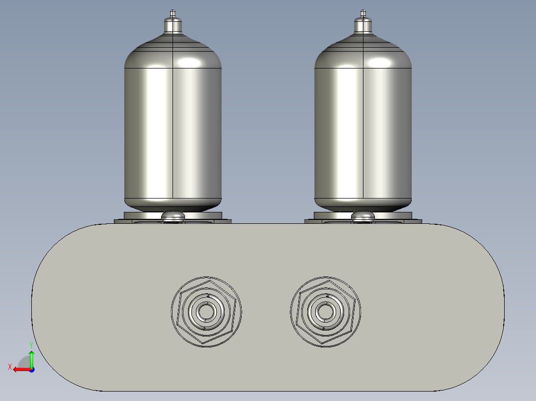 功率放大器20后视图