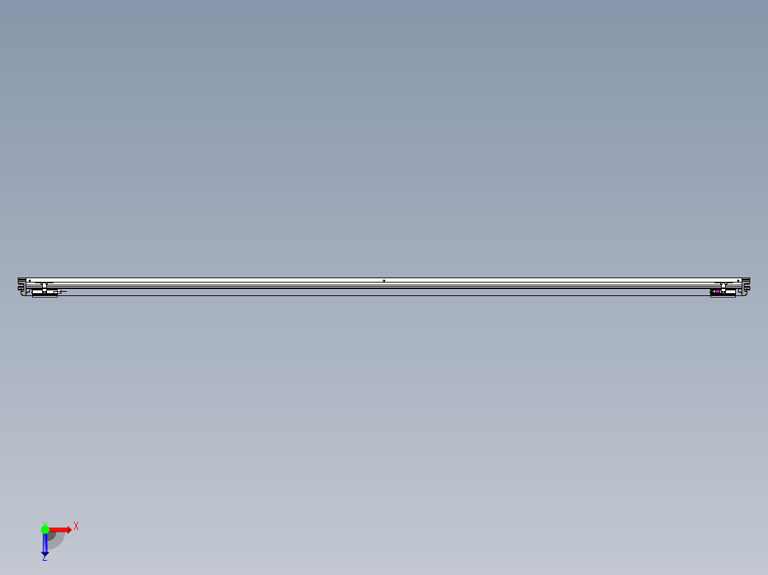 威洛博VL系列3d模型模组2VL14S1Y-S2800俯视图