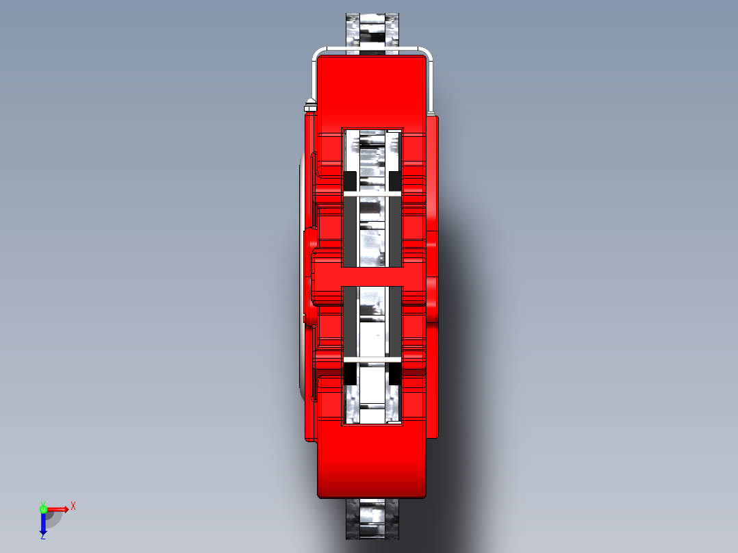 制动器 (28)俯视图