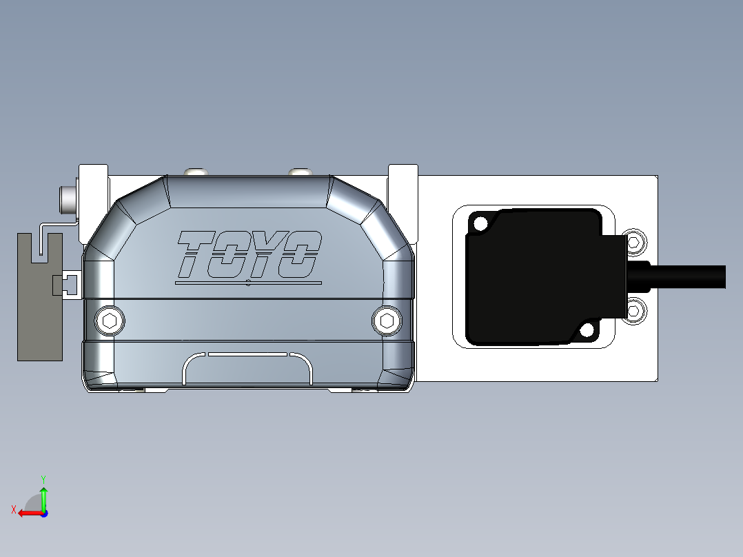 Toyo东佑达直线模组-ETH12-250-BR-100W+煞車后视图