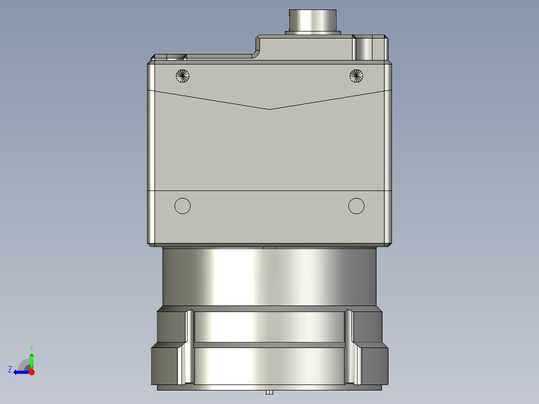 大恒相机镜头Daheng_MARS-U3_3D_Drawing多系列图纸右视图