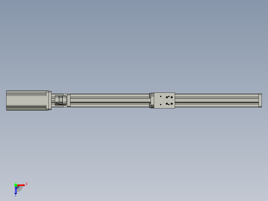 模组FSK40-L10C7-BC-T40（500行程）俯视图