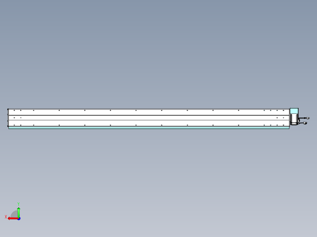 威洛博VBF同步带传动一般环境VBF14-L45-S1900-BRD-ZP40-C3后视图