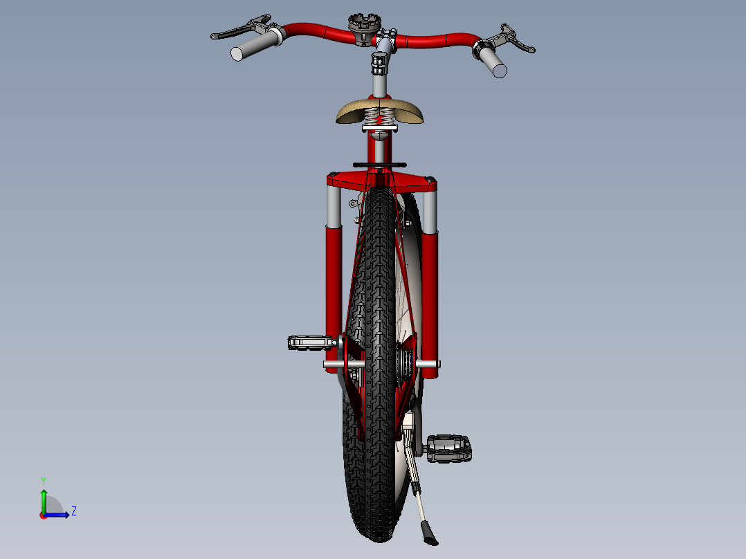 电动自行车 摩托车 (19)左视图