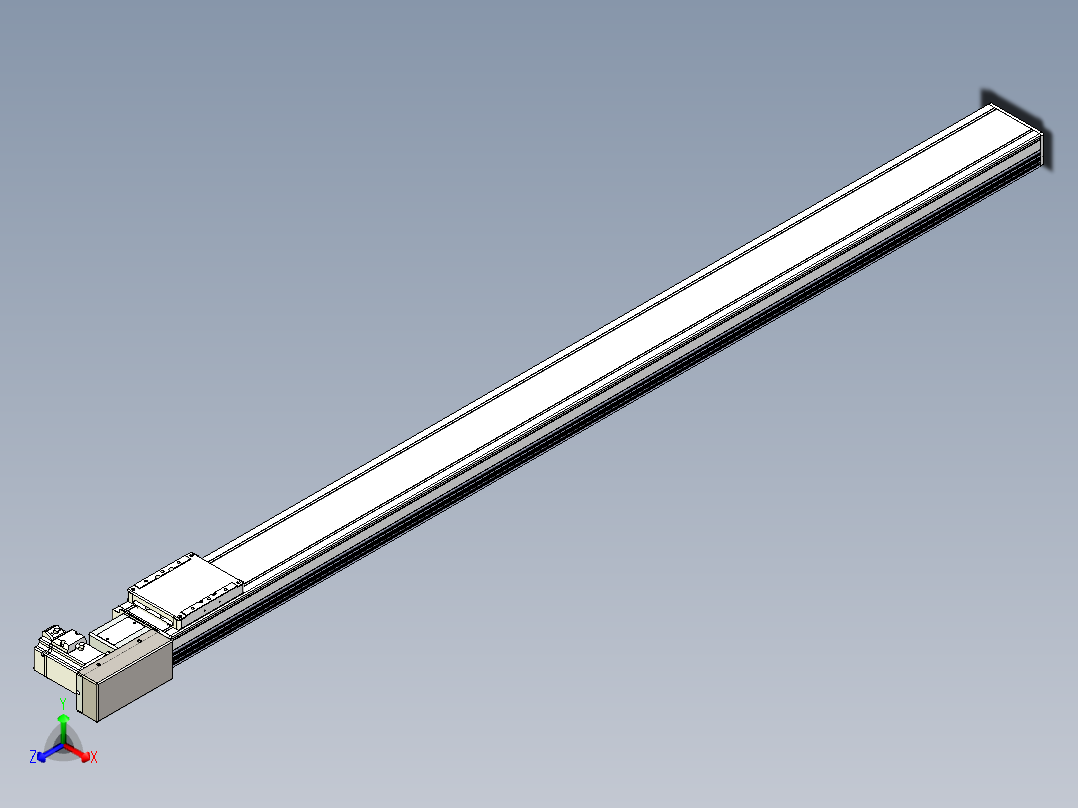 同步带全封闭直线模组TPA-HCB-105D-90-L1500-MR-C-P20-N3正等轴测图