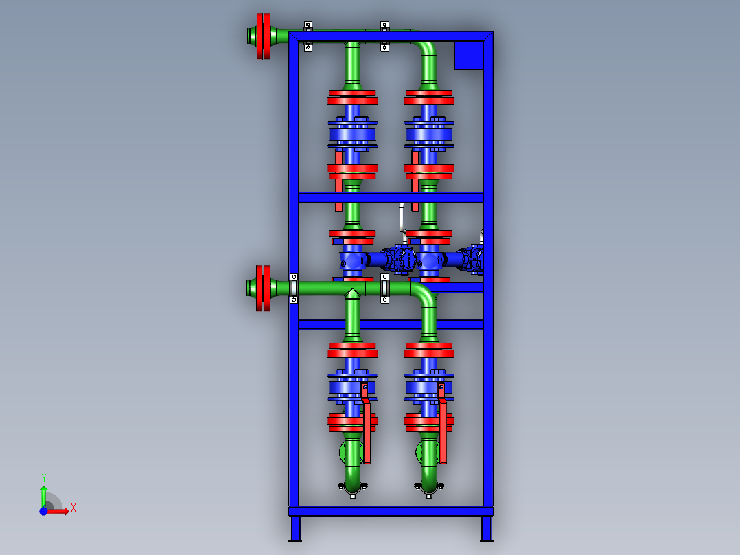 废水计量装置前视图