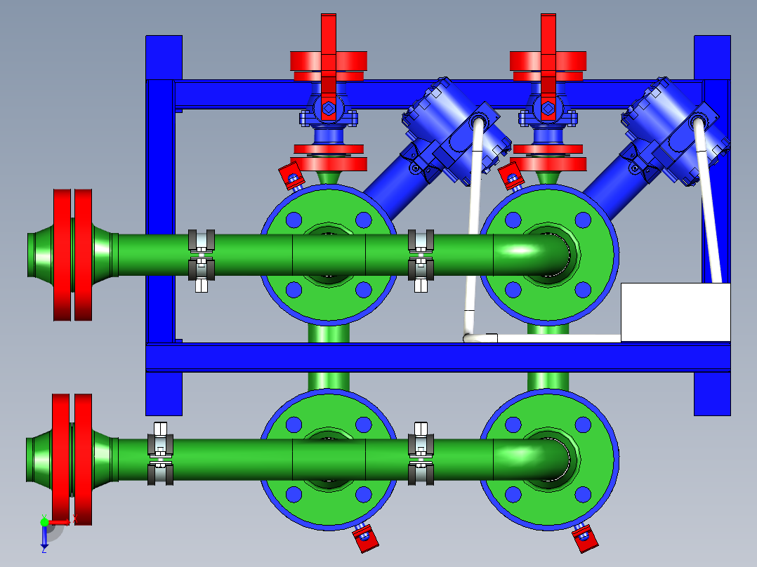 废水计量装置俯视图