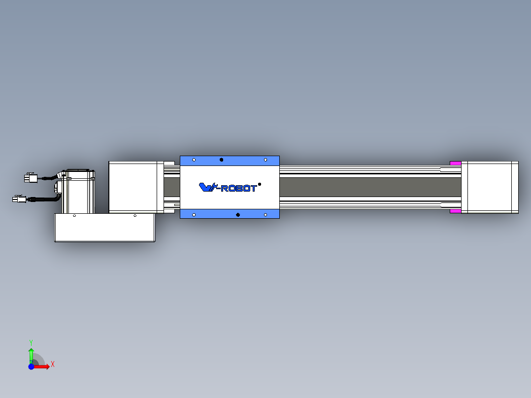 威洛博LB.GB同步带传动--欧规系列GB8-L96-S300-BL-P40前视图