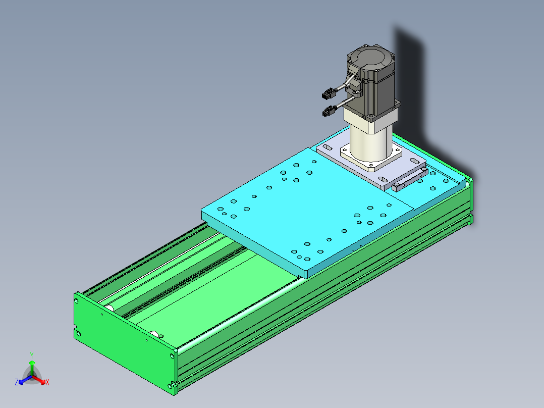 东锦齿条传动DH270G-L167-S300-BU-减速机+750W