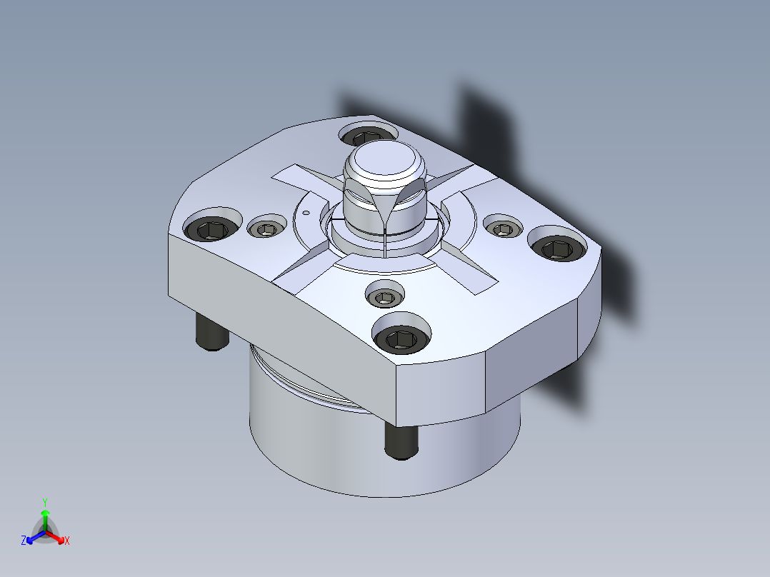 KOSMEKSFH2130-G多系列多零件图纸模型正等轴测图