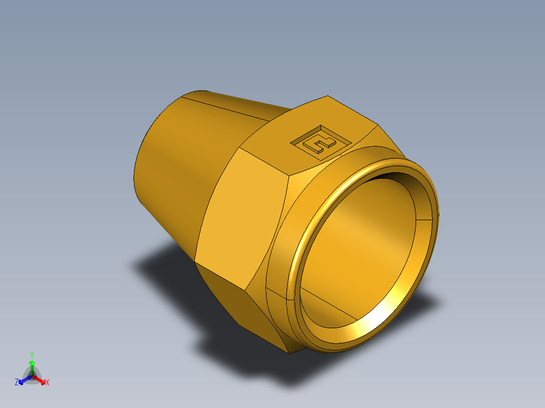 扩口式工业通用硬管接头Shorter Nut 41FX-6