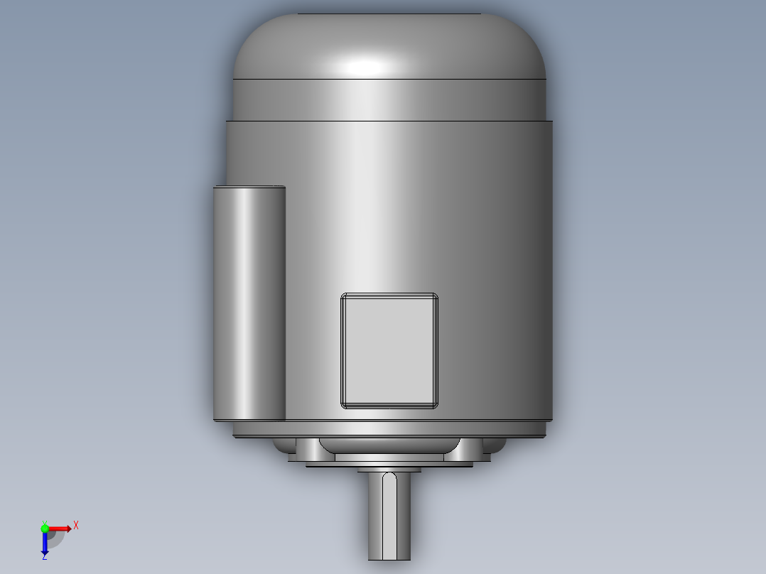 异步电机DJ_YS系列(IP44)_IMB34型_YS-90S-6俯视图