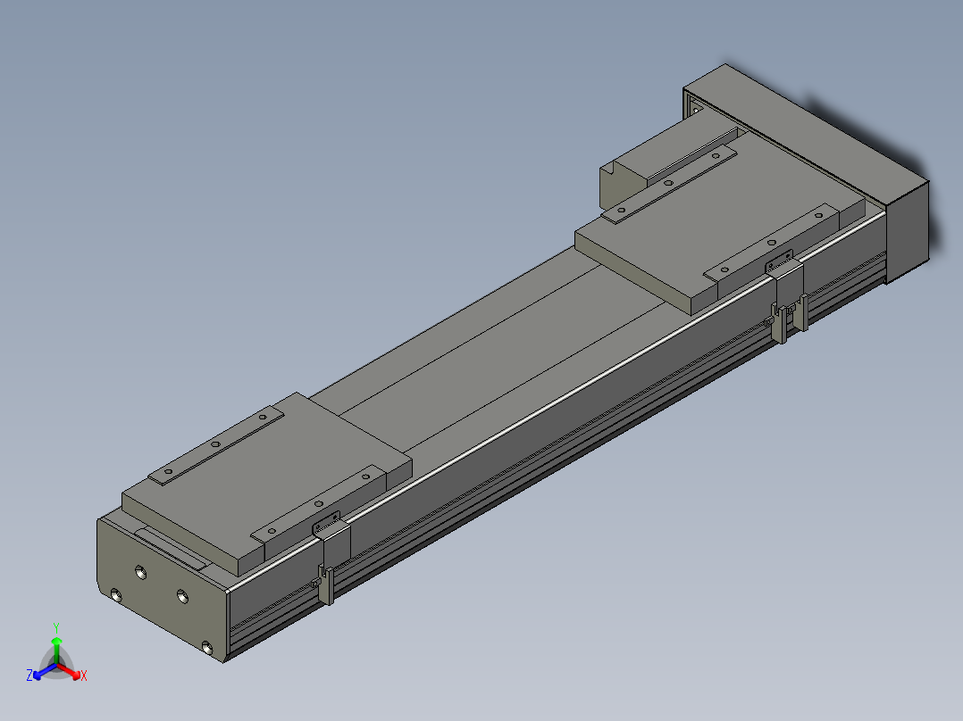 直线模组LHC17-S550-L设计图纸