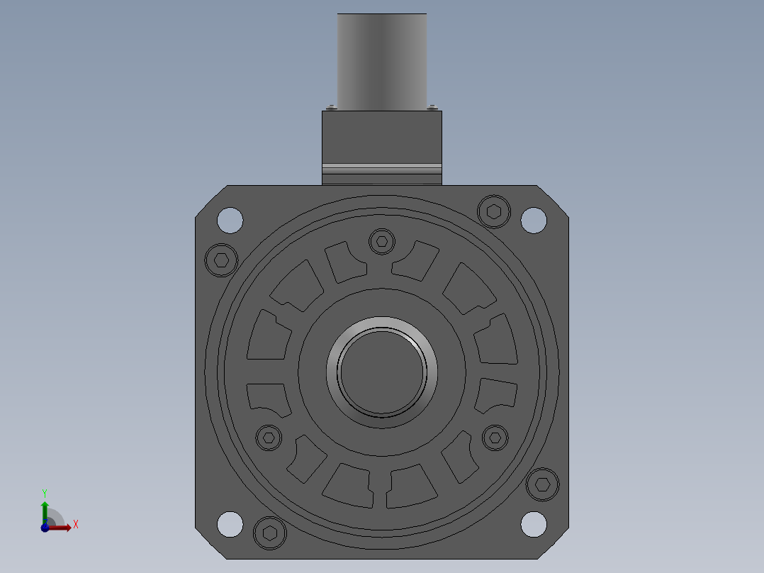 电机零件库前视图