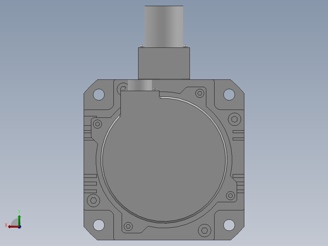 电机零件库后视图