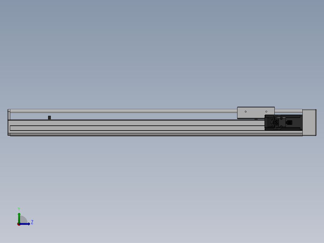精密模组MY120-T10-500L-BR-P10B-C4-C左视图