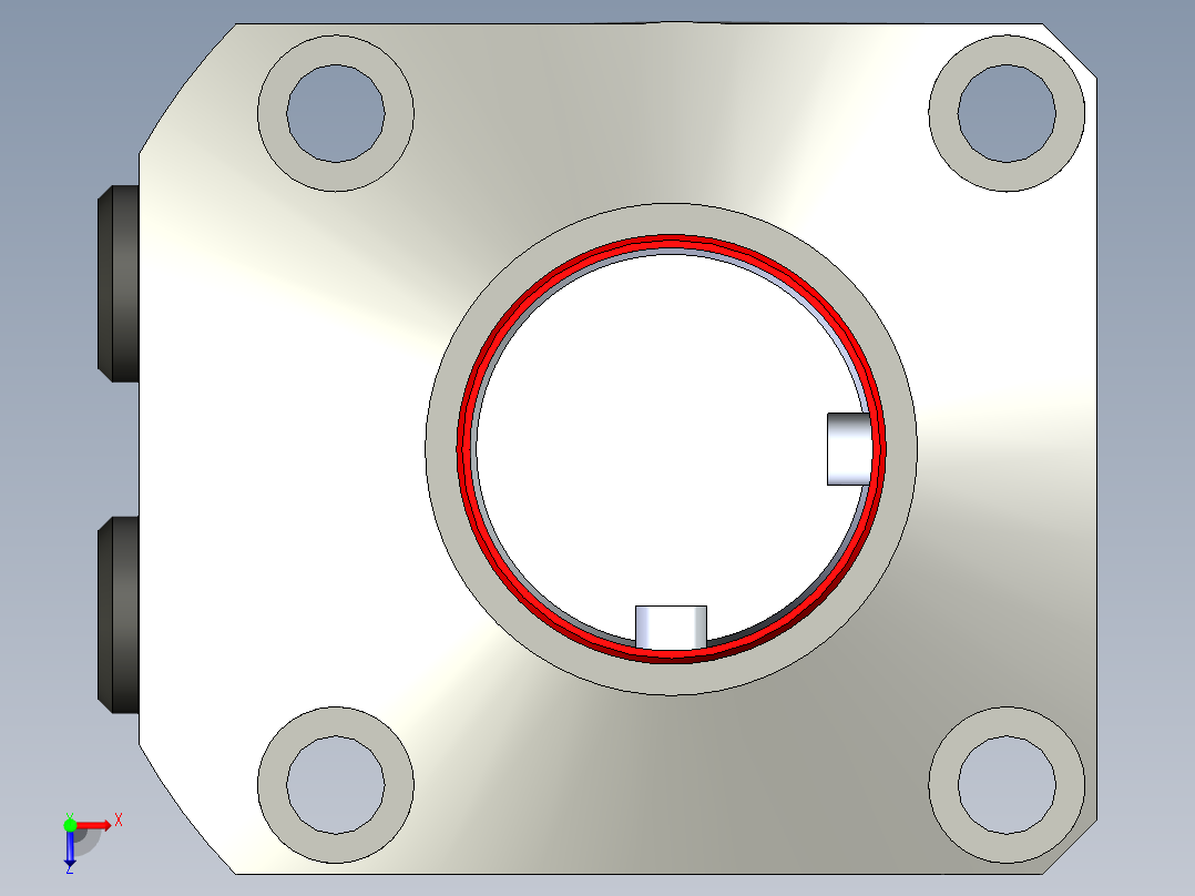 KOSMEKLHS0900-CL-F多系列多零件图纸模型俯视图