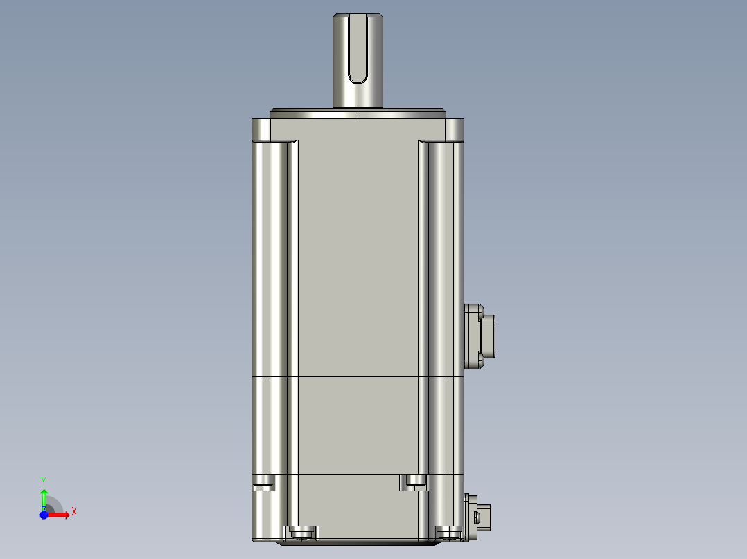 电机MS6H-60TH30BZ3-20P4.STEP前视图