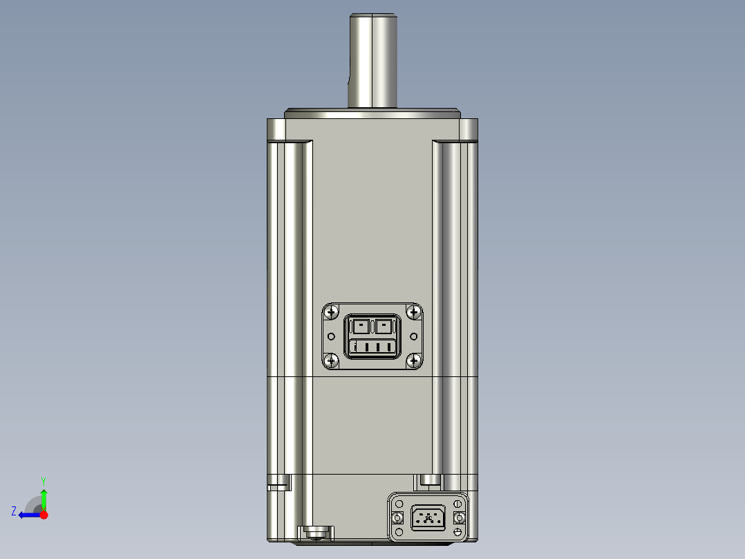 电机MS6H-60TH30BZ3-20P4.STEP右视图