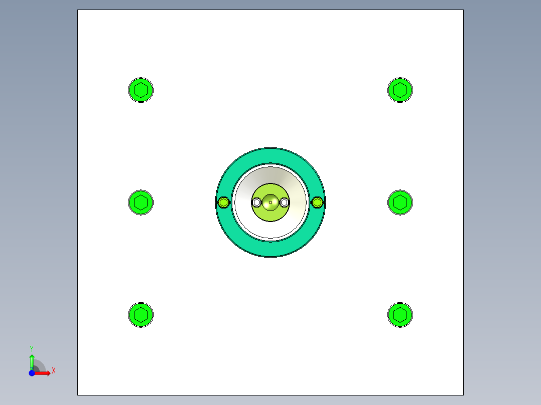 遥控器前盖注塑模具设计含UG三维==1036564==250前视图