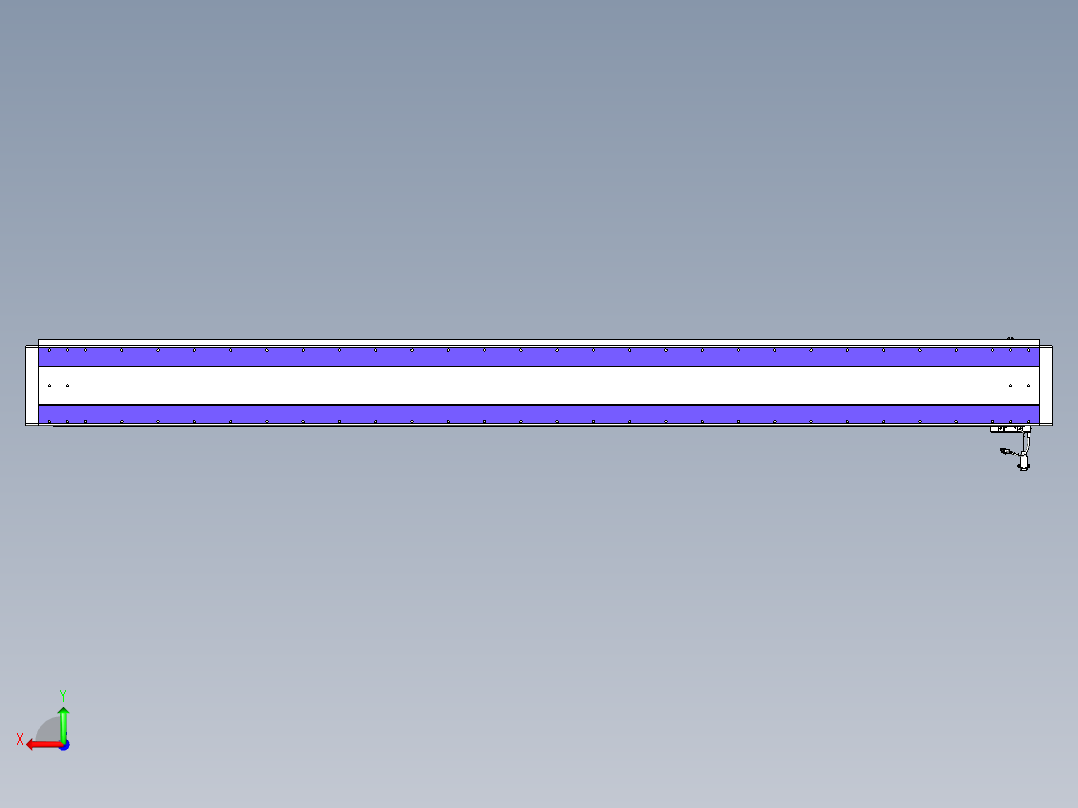 威洛博VL系列直线电机模组-VL22H1-S2600后视图