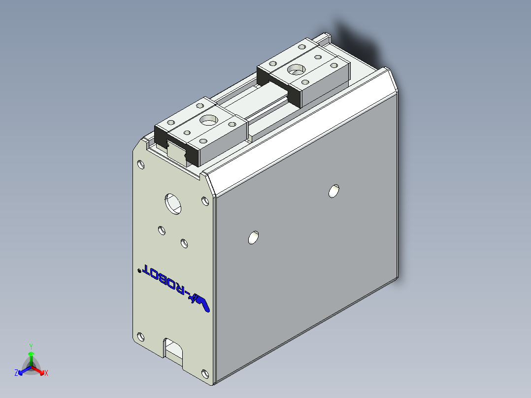 威洛博模组LEHF32-S32正等轴测图