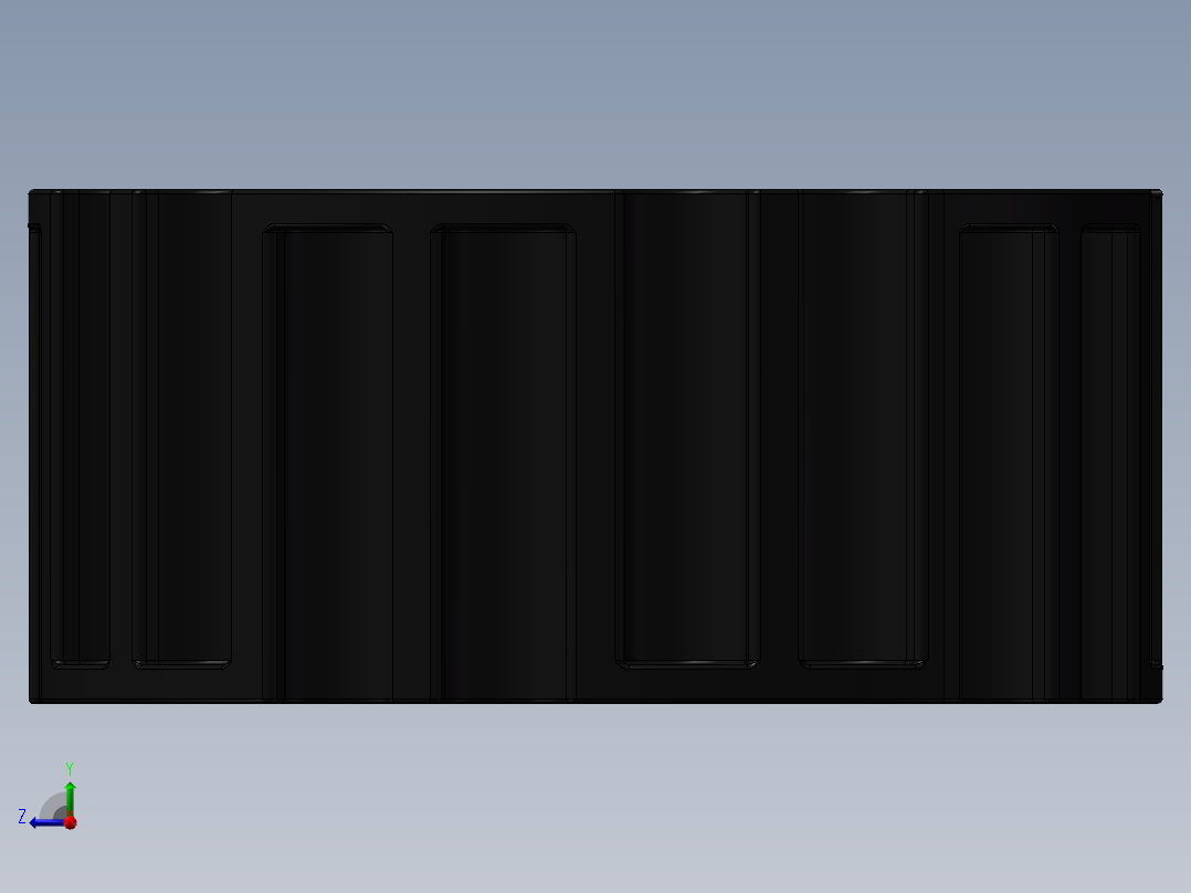 链板主动轮 3D模右视图