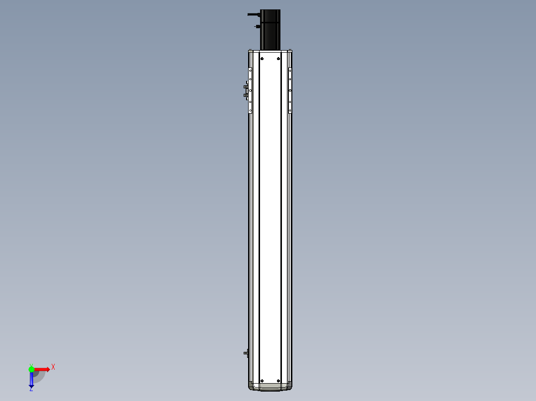 Toyo东佑达直线模组-ETH14-800-BC-200W+煞車俯视图