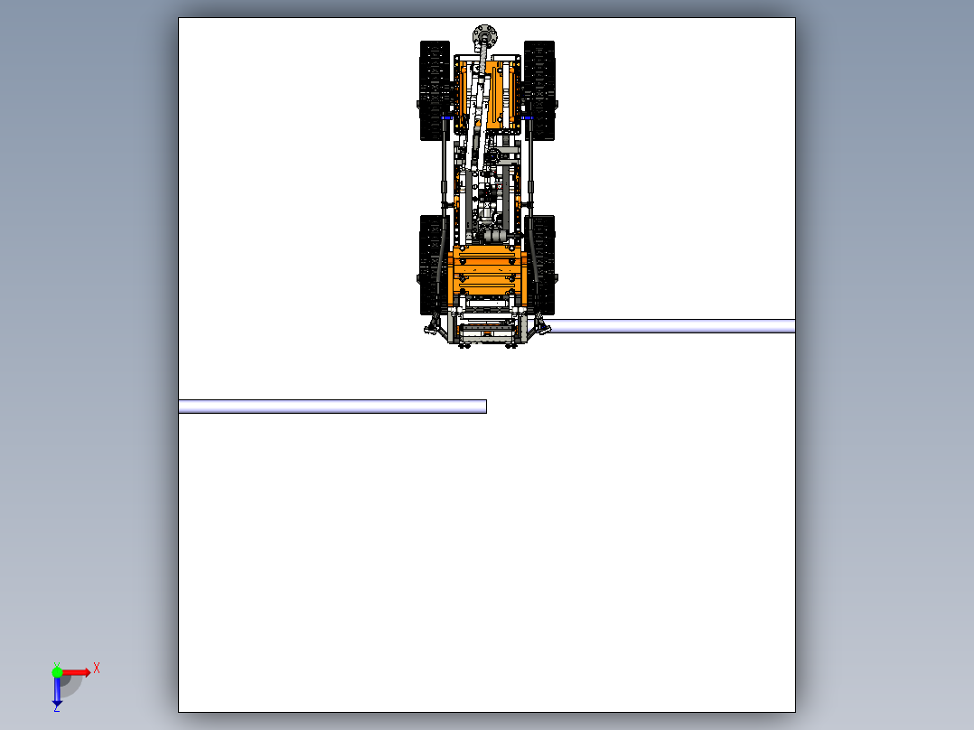 vltm-42038-1极地探险履带车拼装俯视图