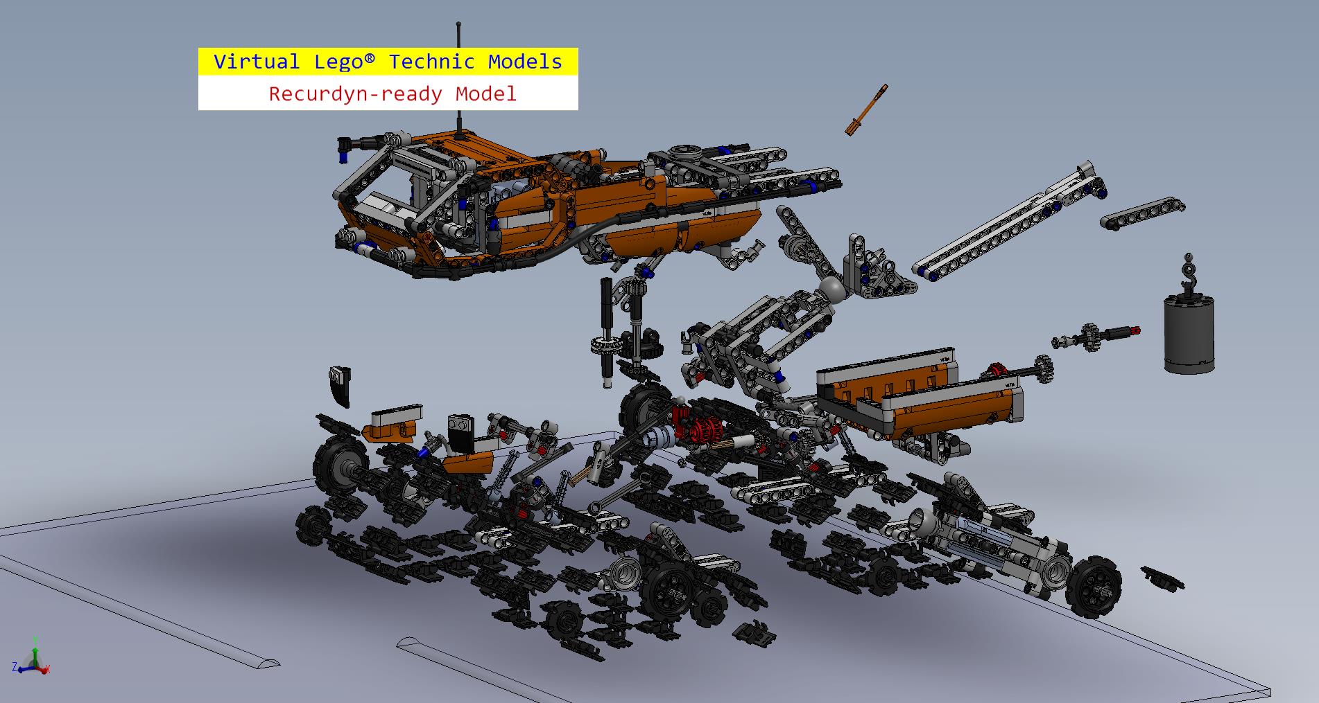 vltm-42038-1极地探险履带车拼装