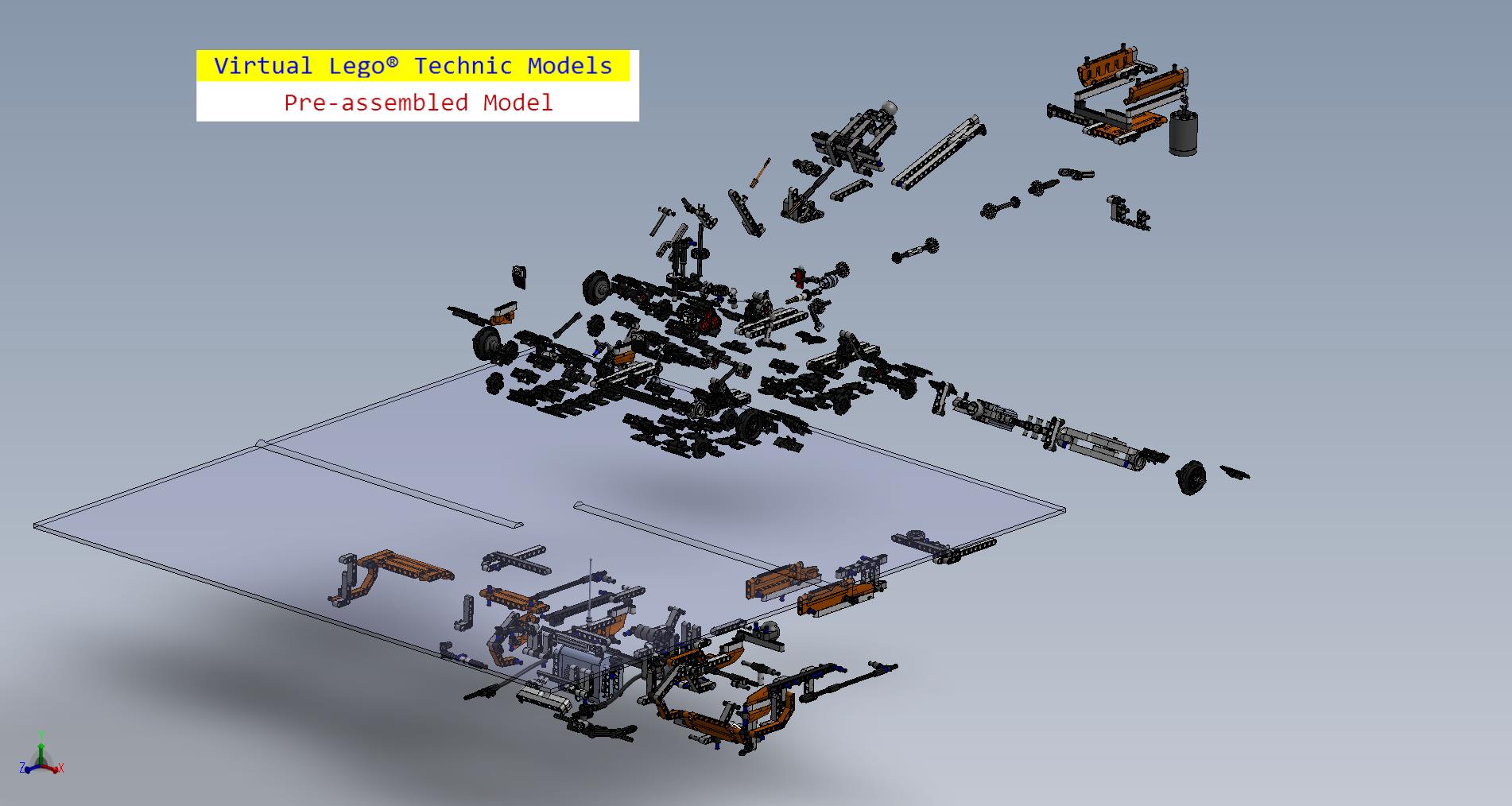 vltm-42038-1极地探险履带车拼装