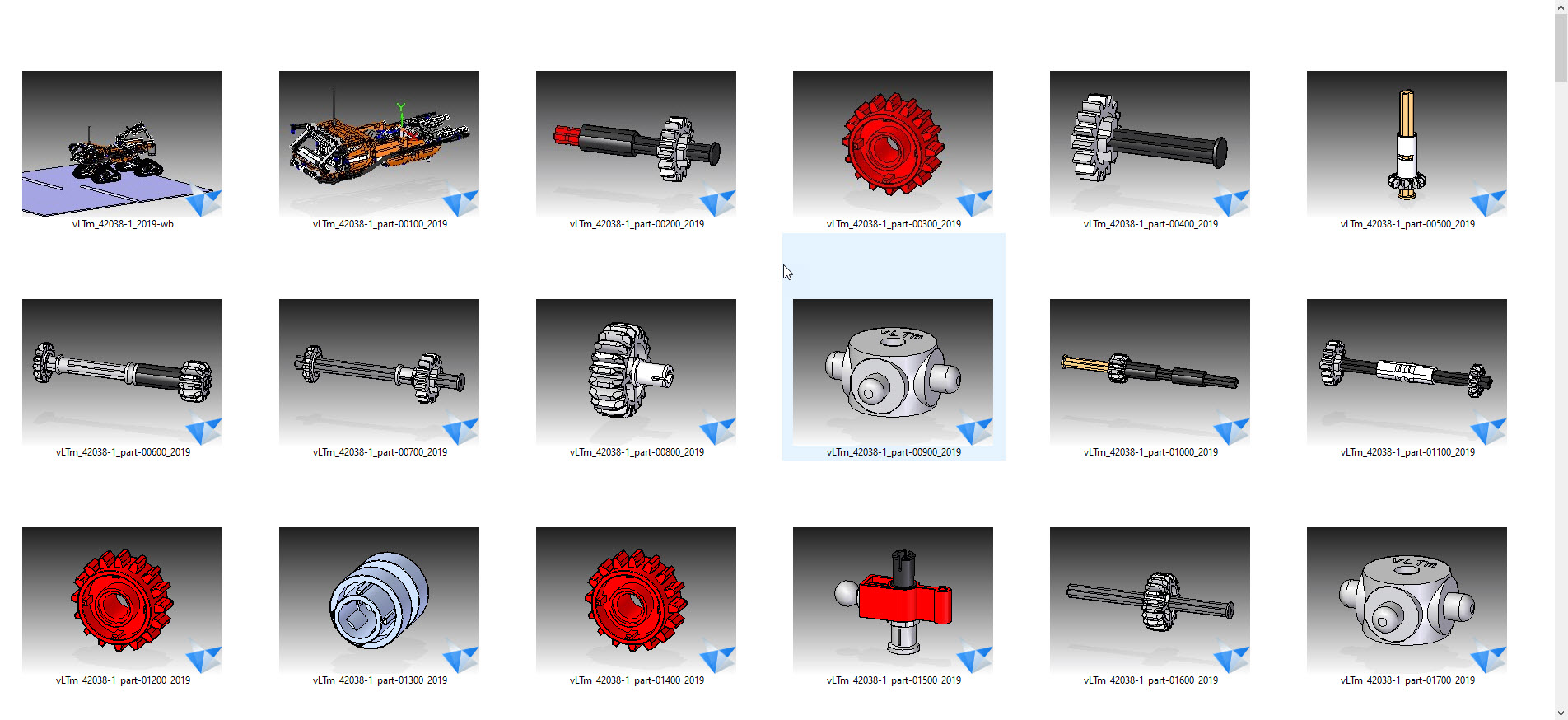 vltm-42038-1极地探险履带车拼装