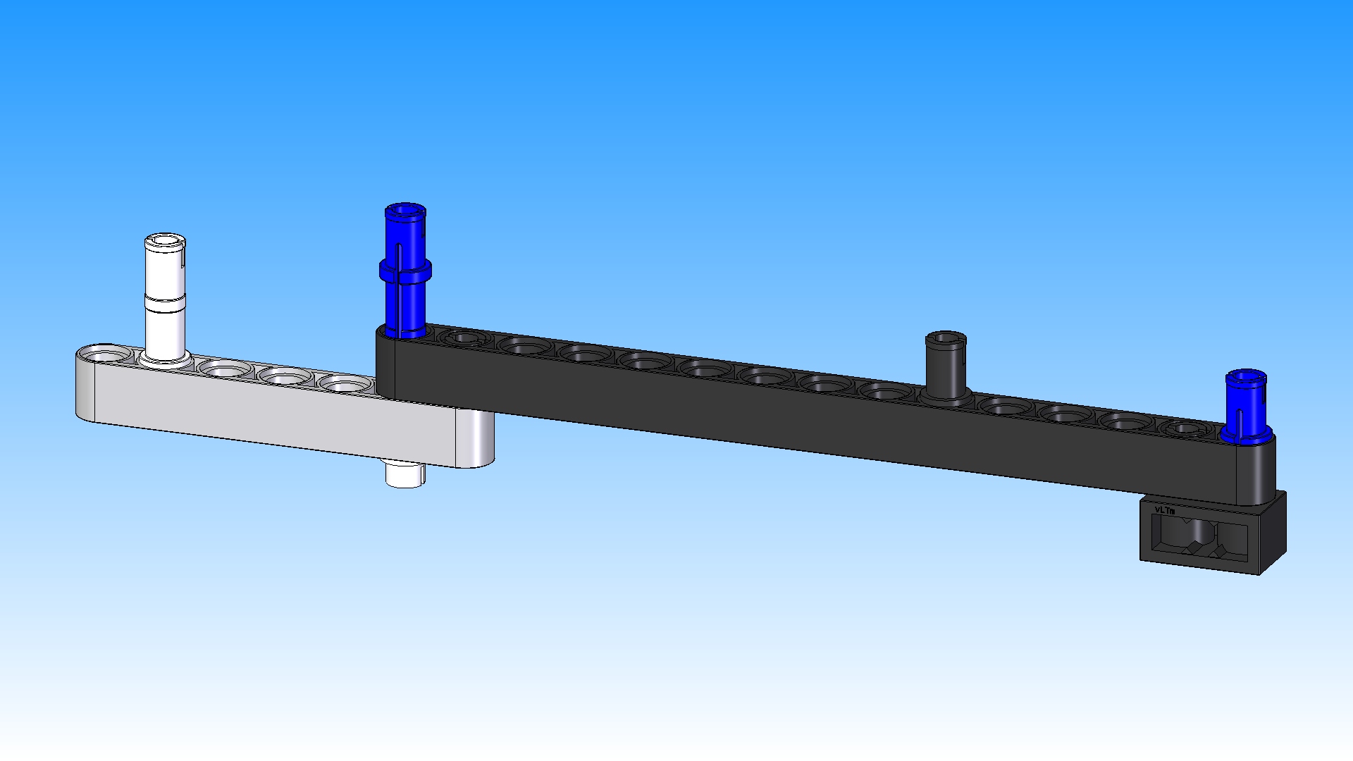 vltm-42038-1极地探险履带车拼装