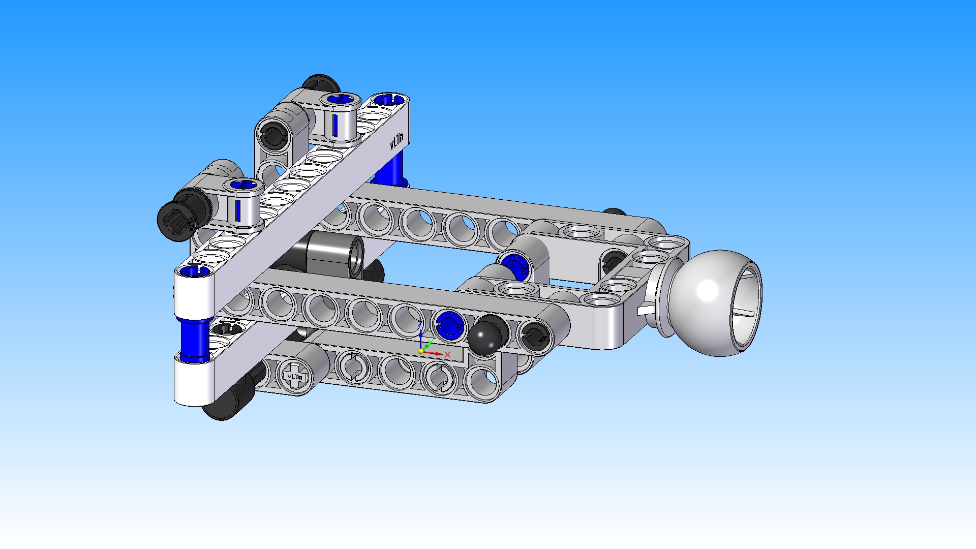 vltm-42038-1极地探险履带车拼装