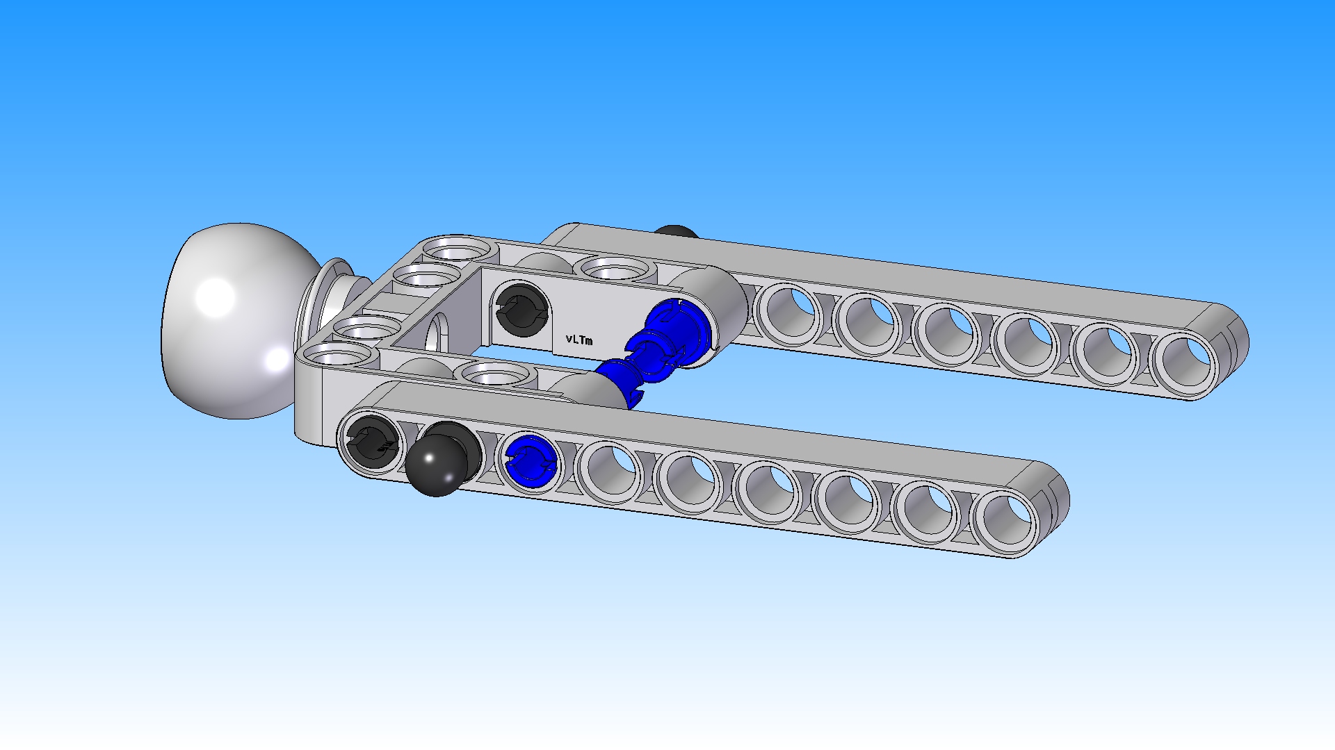 vltm-42038-1极地探险履带车拼装