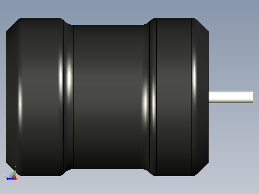 无源元件封装-IND_RAD_D8x10_HS右视图