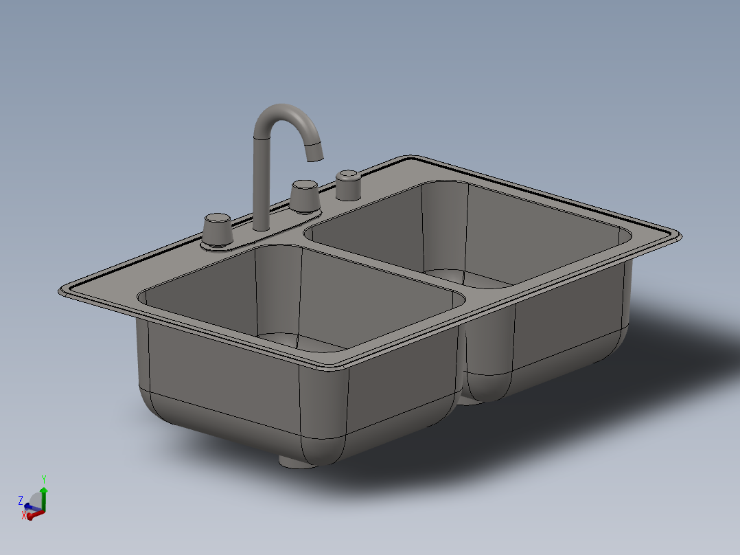 标准美式厨房水槽