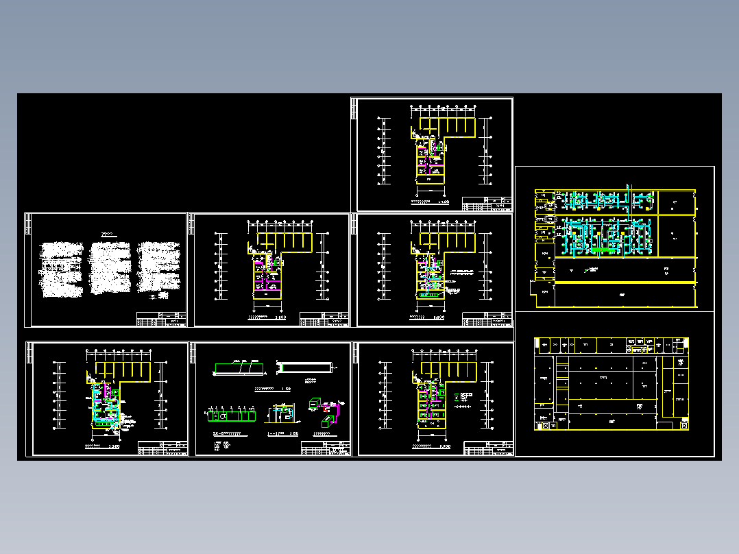 洁净厂房空调平面图
