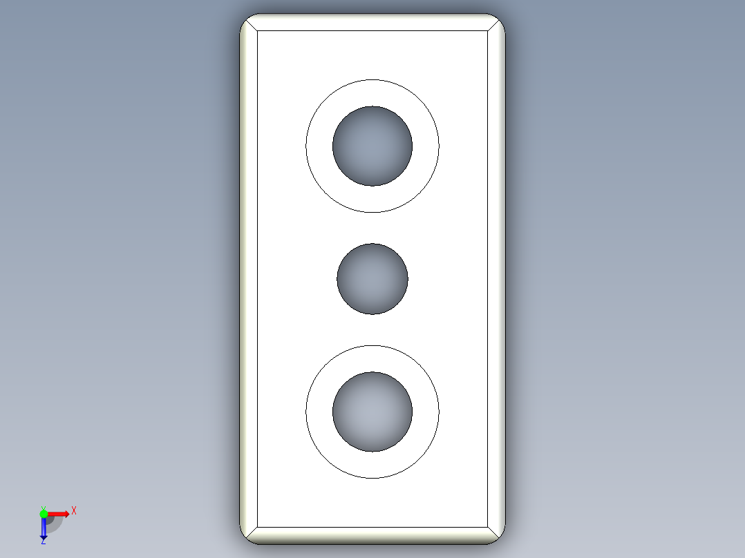 型材-KJN 30X60 FOOT PLATE KJN3060FP俯视图