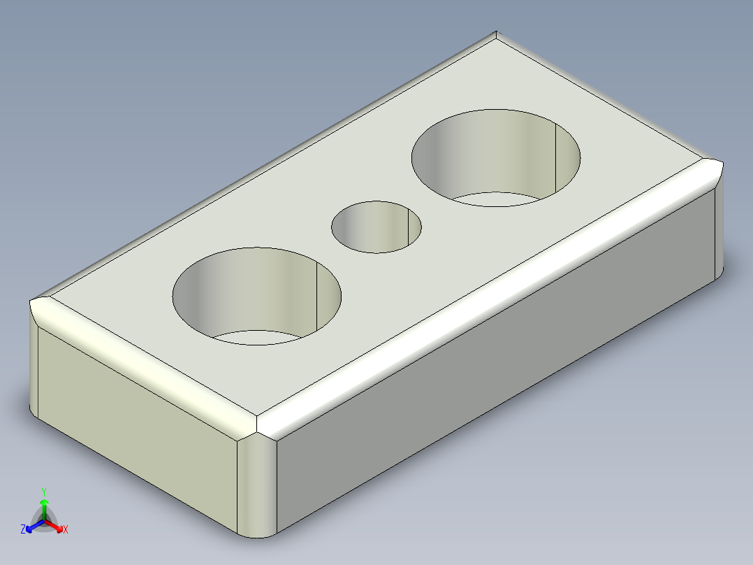 型材-KJN 30X60 FOOT PLATE KJN3060FP正等轴测图