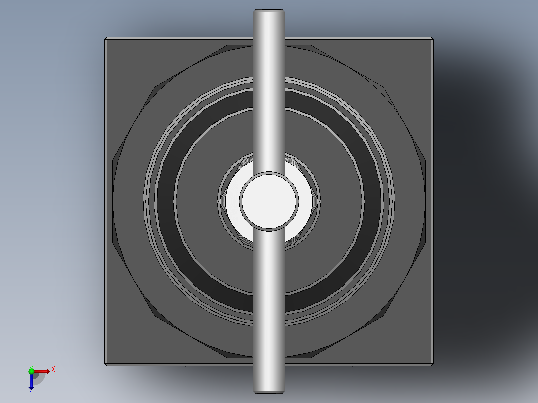 空气调节器(高压42Kgpcm2型号-HPQR-15俯视图