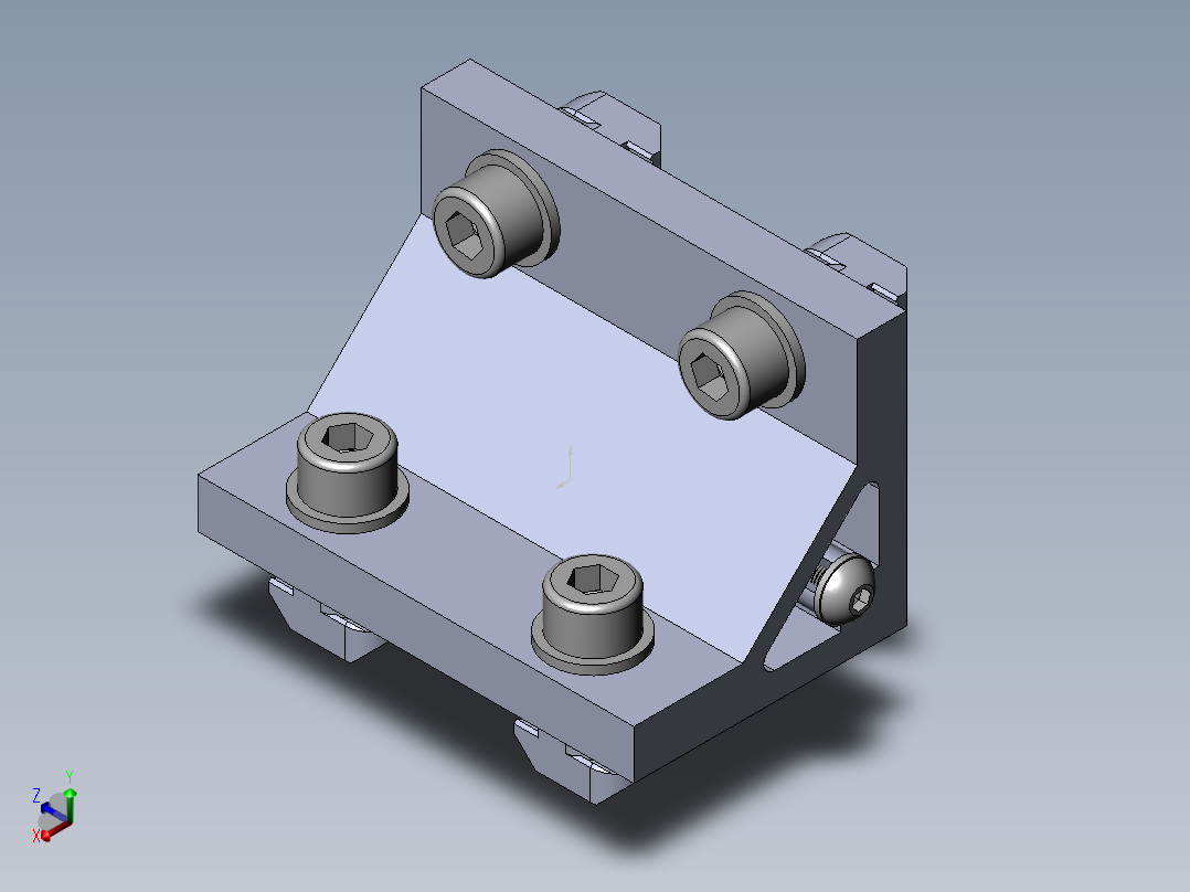 铝型材及其附件3.31.50.45.90.M5.ST正等轴测图