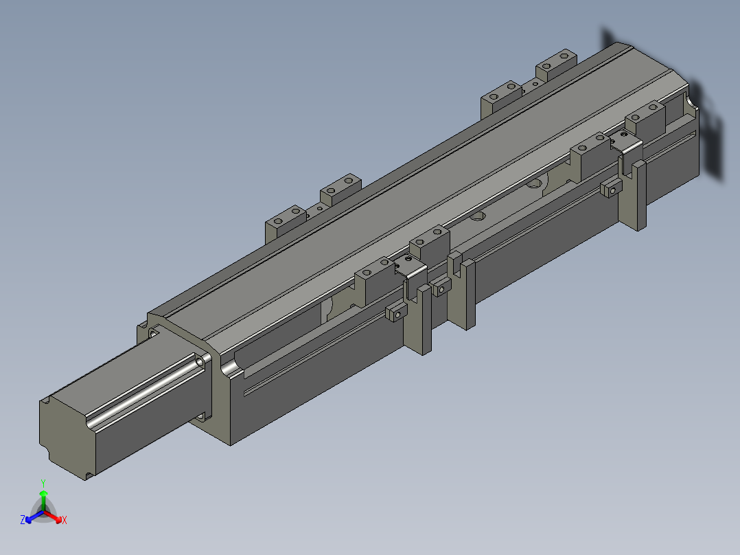直线模组LHA6-S150-M-100W(16丝杆)设计图纸