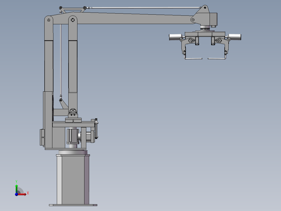 码垛机器人_码垛机械手前视图
