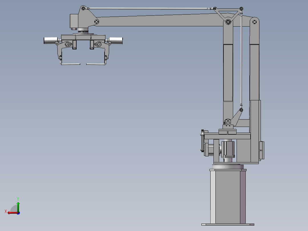 码垛机器人_码垛机械手后视图