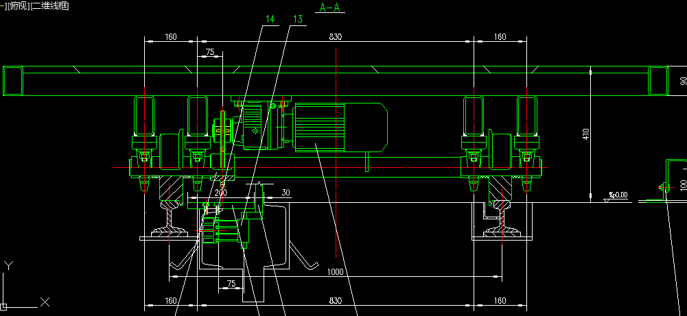 电动小车装配图
