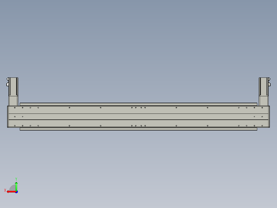 威洛博双电机滑台-VBF14S2-L100-S1100-BLR-P40-C6后视图
