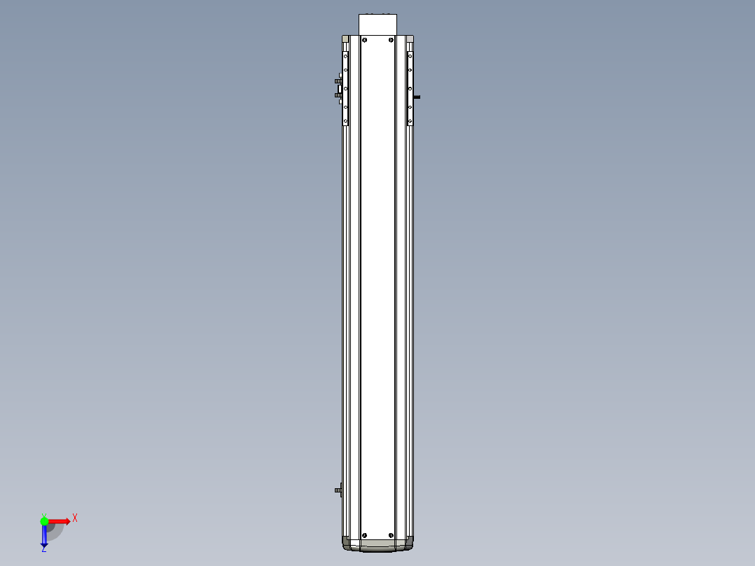 Toyo东佑达直线模组-ETH14-750-BM-400W+煞車俯视图
