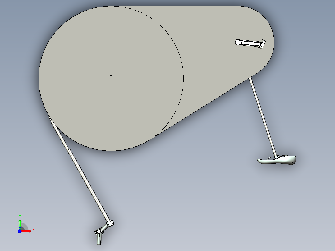 助力健身洗衣机前视图